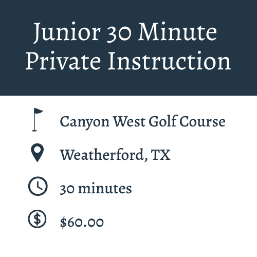 junior 30 min lesson