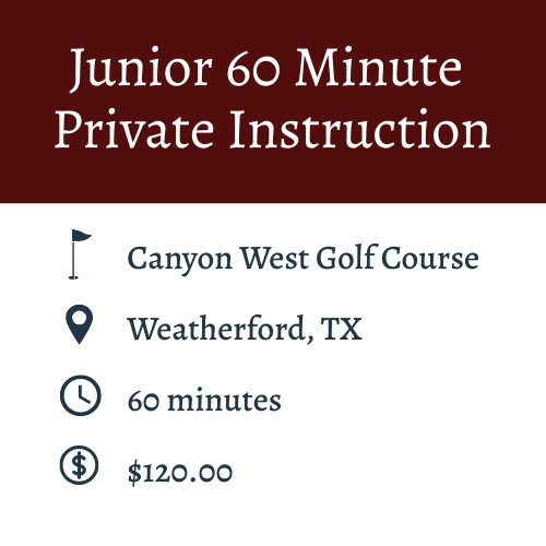 junior 60 min lesson