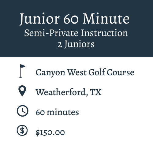 junior 60 min lesson