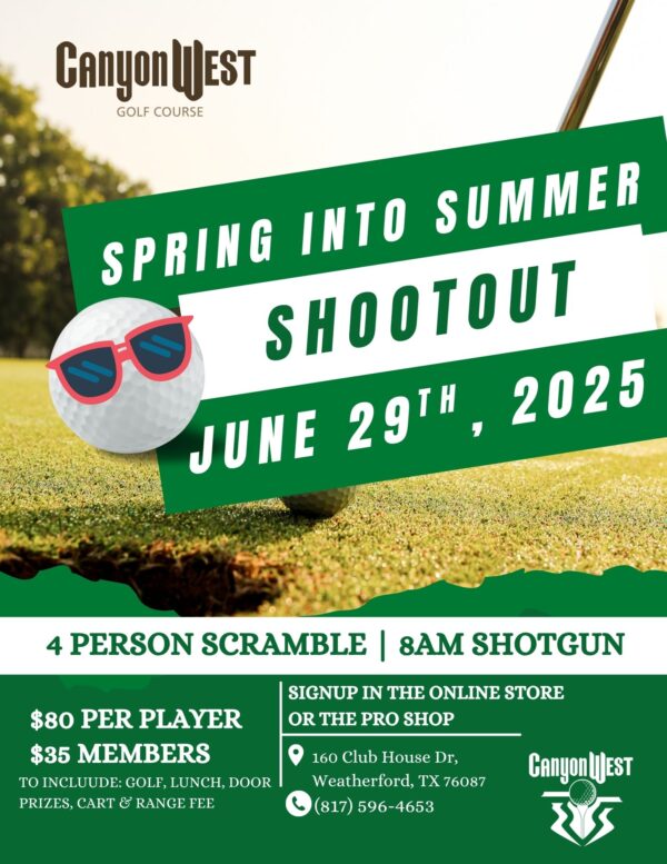 Summer Shootout Golf Tournament - June 28, 2025